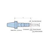 Tapper With Built-in Radial Float Mechanism That Absorbs Misalignment  With Starting Holes. - Big-tools Industrial Supply Tools for Metal Cutting